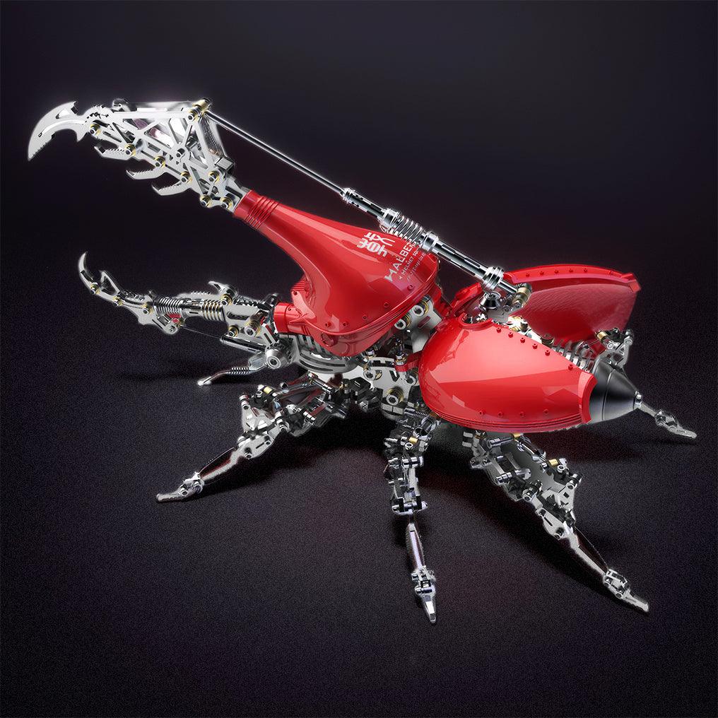 Puzzloria™ | DIY 3D Beetle with Long Horn Metal Model Puzzles Kits - Puzzloria
