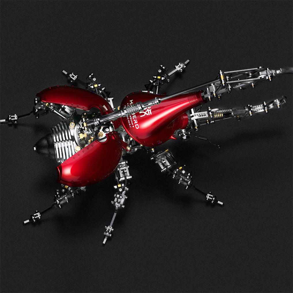 Puzzloria™ | DIY 3D Beetle with Long Horn Metal Model Puzzles Kits - Puzzloria