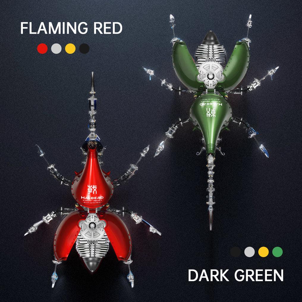 Puzzloria™ | DIY 3D Beetle with Long Horn Metal Model Puzzles Kits - Puzzloria
