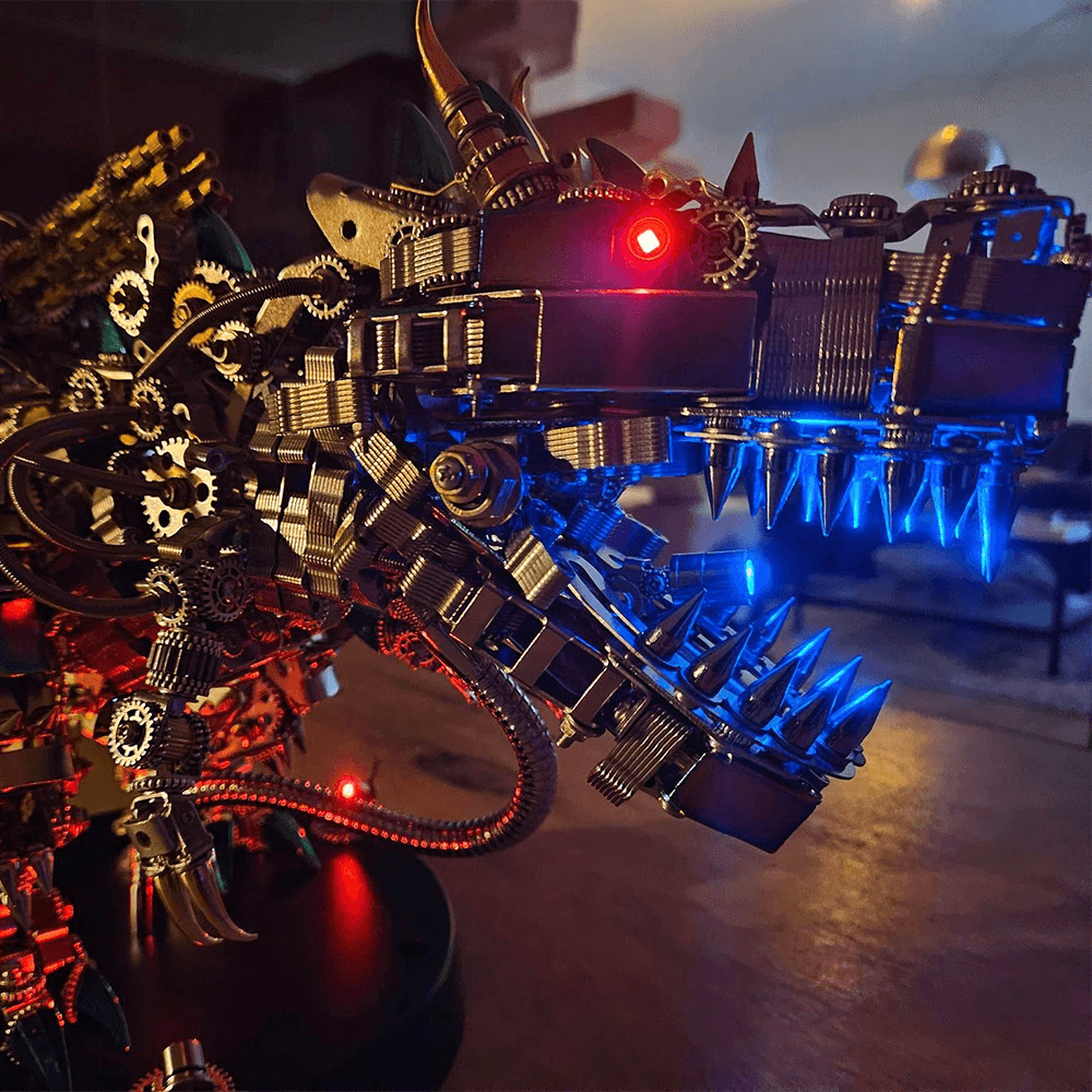 Puzzloria™ | DIY 3D Mechanical Titan T-Rex Big Dinosaur 3120PCS+ - Puzzloria