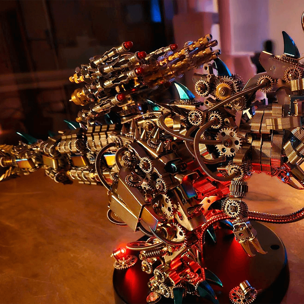 Puzzloria™ | DIY 3D Mechanical Titan T-Rex Big Dinosaur 3120PCS+ - Puzzloria