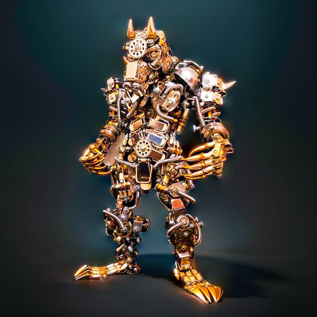 Puzzloria™ | ALPHA HUNTER 3D Metal Wolfman Model Kit - Puzzloria