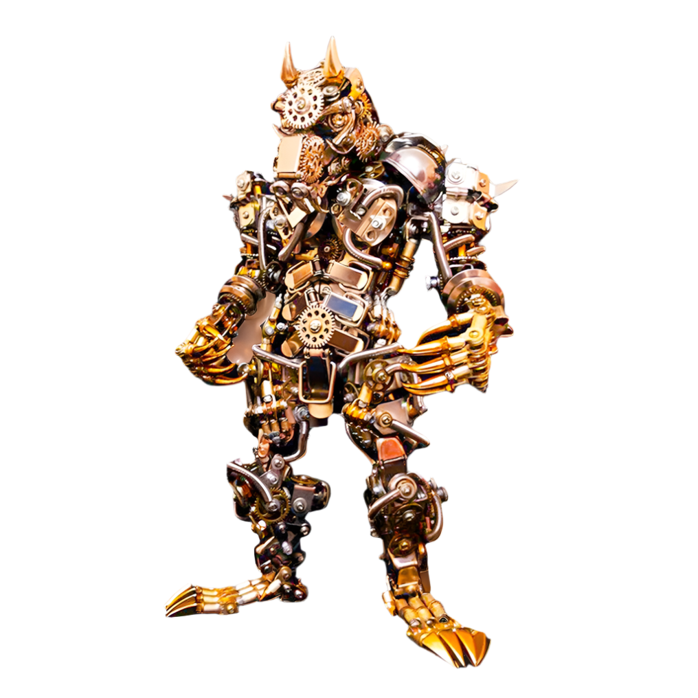 Puzzloria™ | ALPHA HUNTER 3D Metal Wolfman Model Kit
