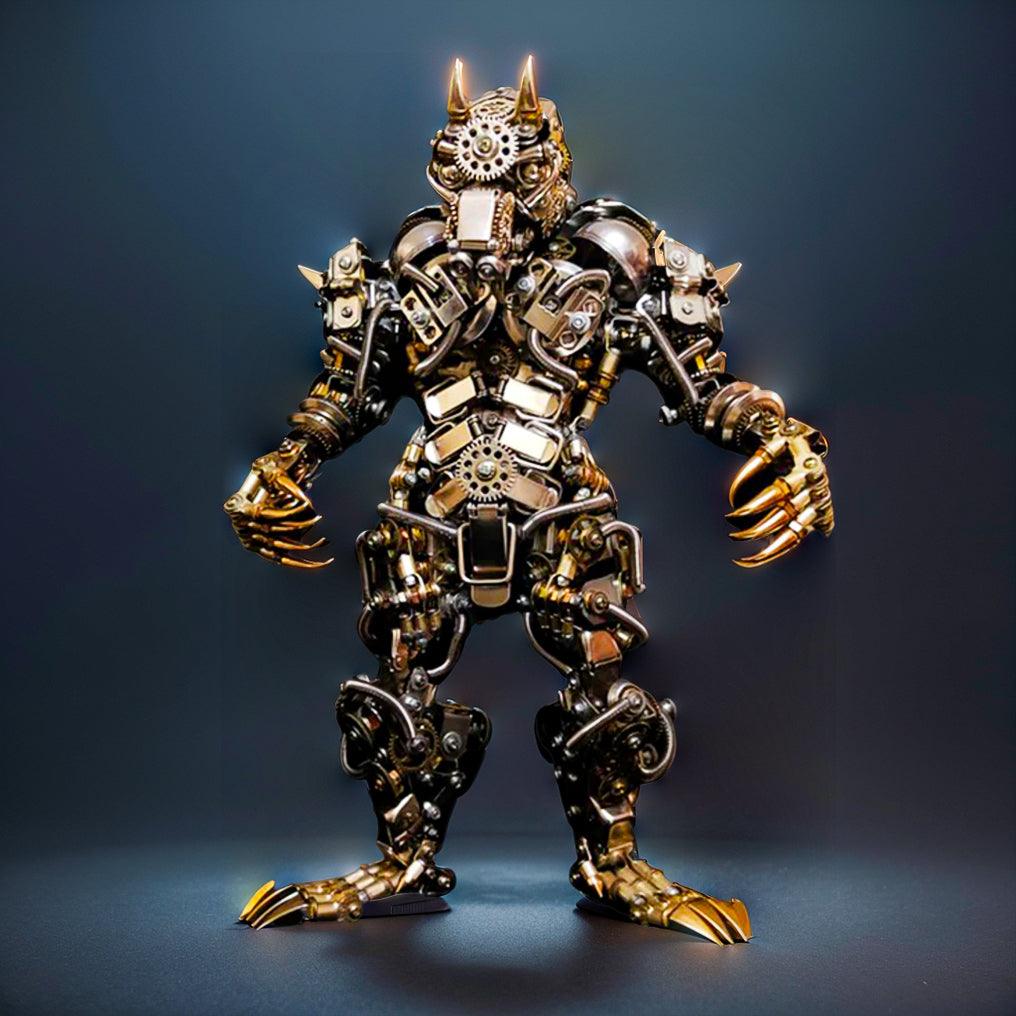 Puzzloria™ | ALPHA HUNTER 3D Metal Wolfman Model Kit - Puzzloria