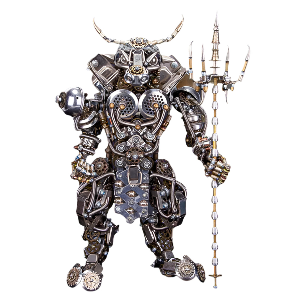 Puzzloria™ | DIY 3D Metal Mechanical Minotaur Masterpiece - Puzzloria