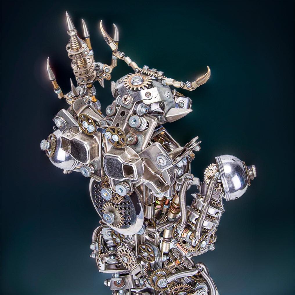 Puzzloria™ | DIY 3D Metal Mechanical Minotaur Masterpiece - Puzzloria