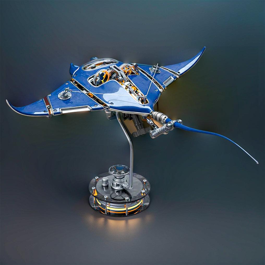 Puzzloria™ | Marine Mechanical Manta Ray Creator Pro - Puzzloria