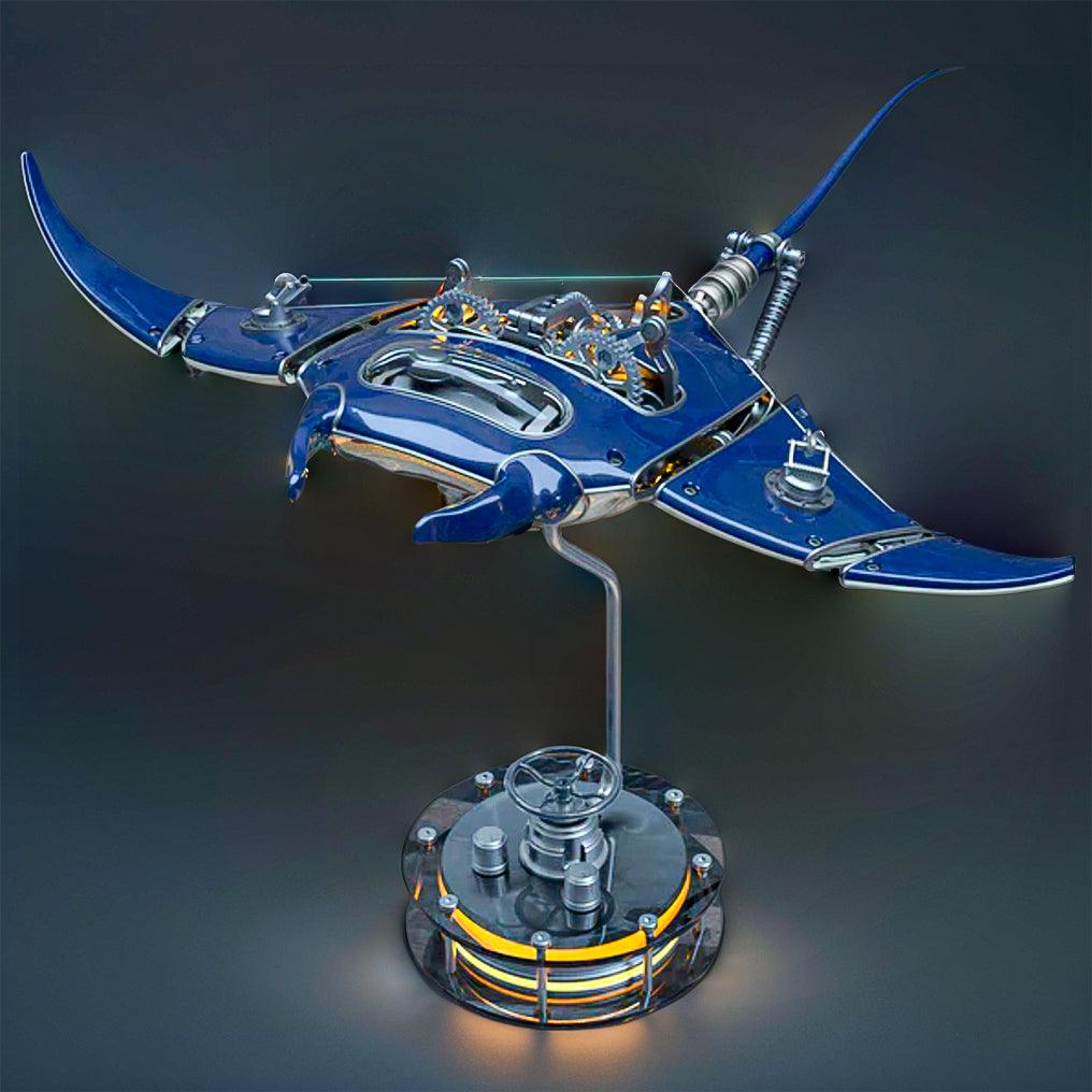 Puzzloria™ | Marine Mechanical Manta Ray Creator Pro - Puzzloria