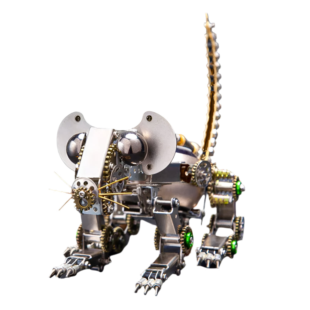 Puzzloria™ | DIY 3D Metal Mechanical Puzzle Easter Mouse Assembly Animal Model Kit-525PCS - Puzzloria