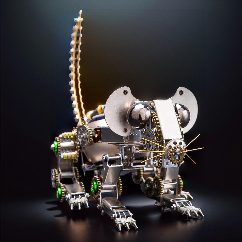 Puzzloria™ | DIY 3D Metal Mechanical Puzzle Easter Mouse Assembly Animal Model Kit-525PCS - Puzzloria