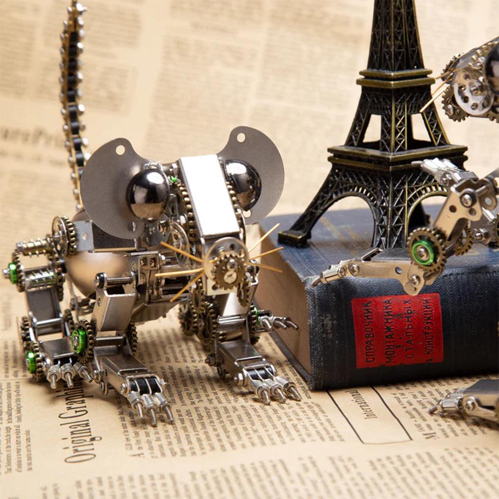 Puzzloria™ | DIY 3D Metal Mechanical Puzzle Easter Mouse Assembly Animal Model Kit-525PCS - Puzzloria