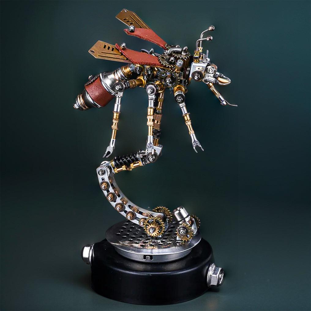 Puzzloria™ | DIY 3D Metal Mechanical Puzzle Model Kit Termite with Holder - Puzzloria