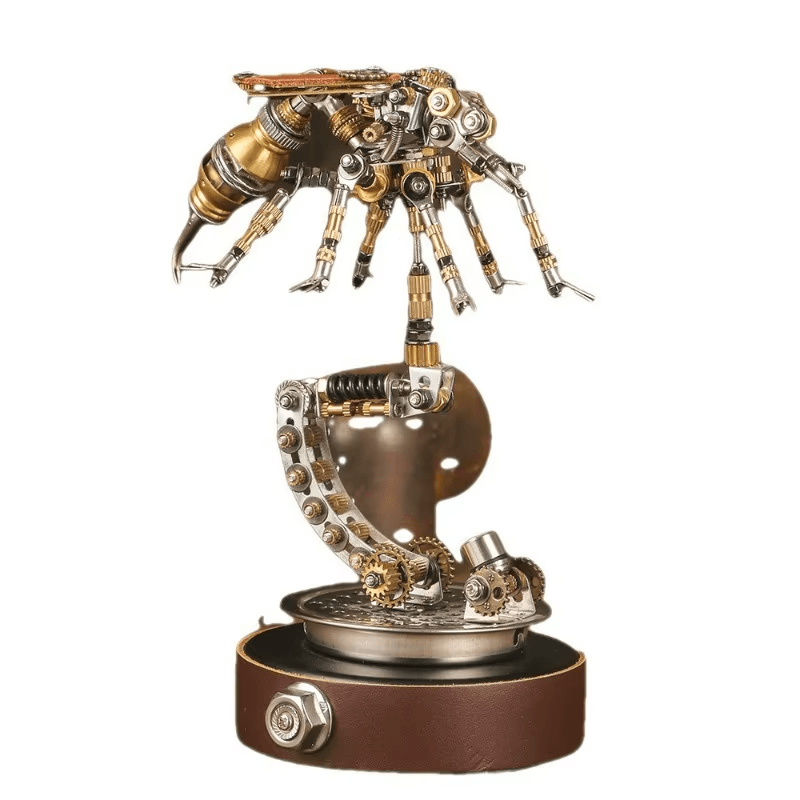 Puzzloria™ | DIY 3D Metal Mechanical Puzzle Model Kit Termite with Holder - Puzzloria