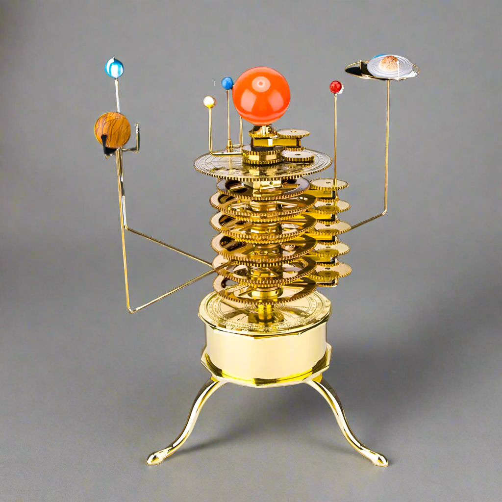 Puzzloria™ | DIY 3D Metal Orrery Solar System Eight Planet Model Kit - 500Pcs