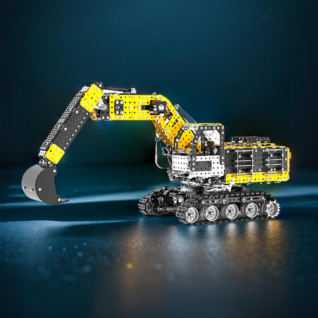 Puzzloria™ | Remote Control Metal Excavator 3D Puzzle - 2544 Precision Parts - Puzzloria