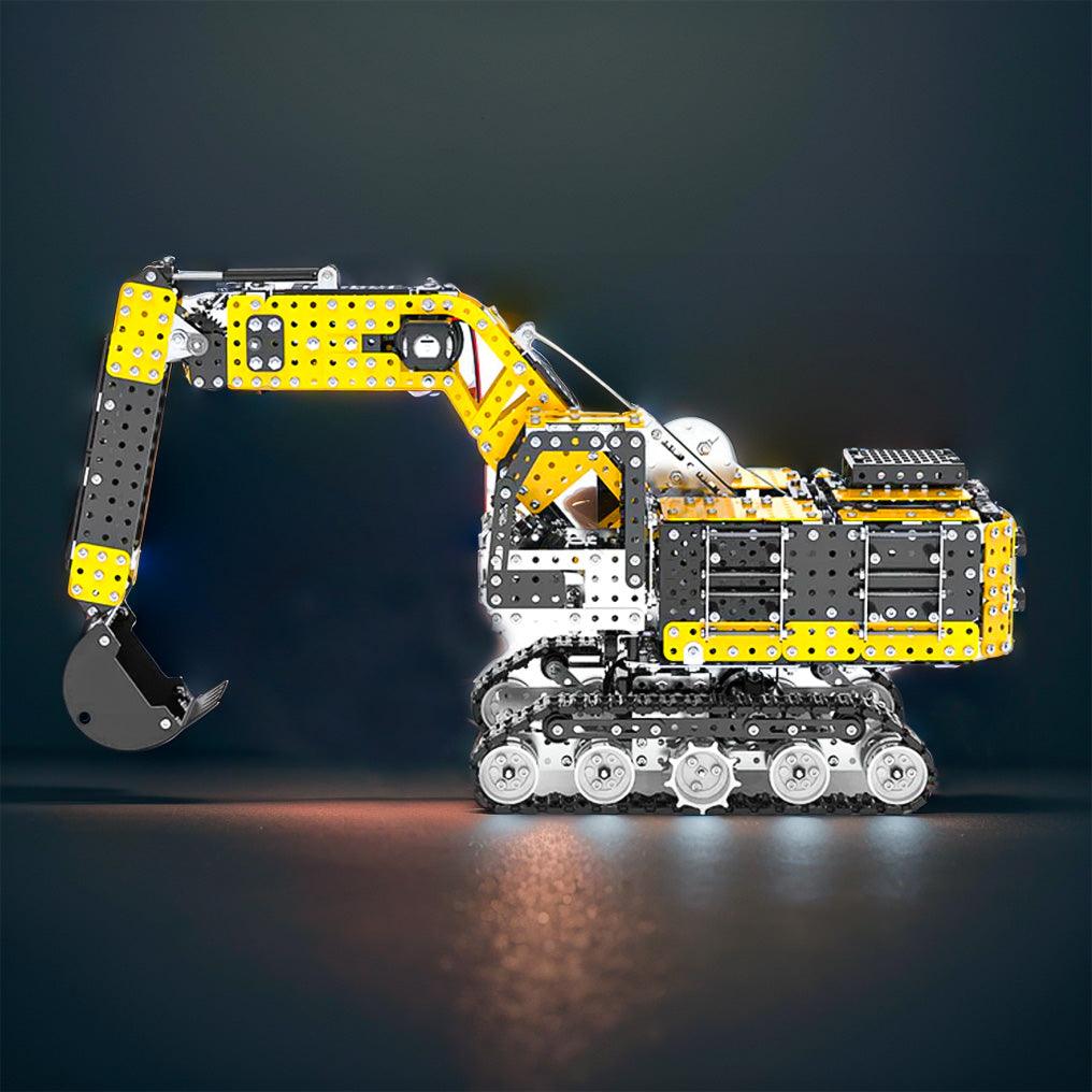Puzzloria™ | Remote Control Metal Excavator 3D Puzzle - 2544 Precision Parts - Puzzloria