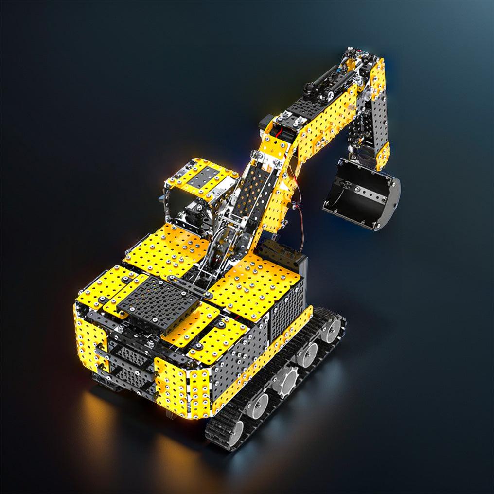 Puzzloria™ | Remote Control Metal Excavator 3D Puzzle - 2544 Precision Parts - Puzzloria