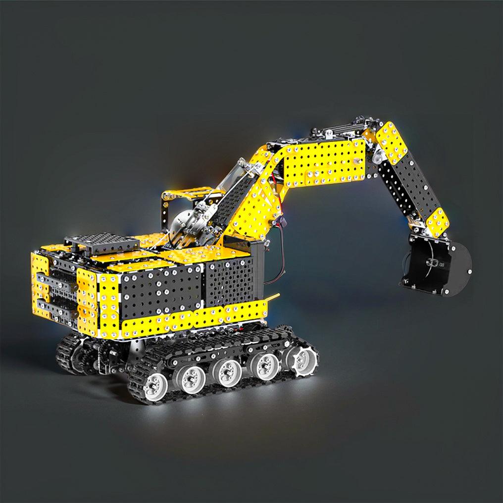 Puzzloria™ | Remote Control Metal Excavator 3D Puzzle - 2544 Precision Parts - Puzzloria