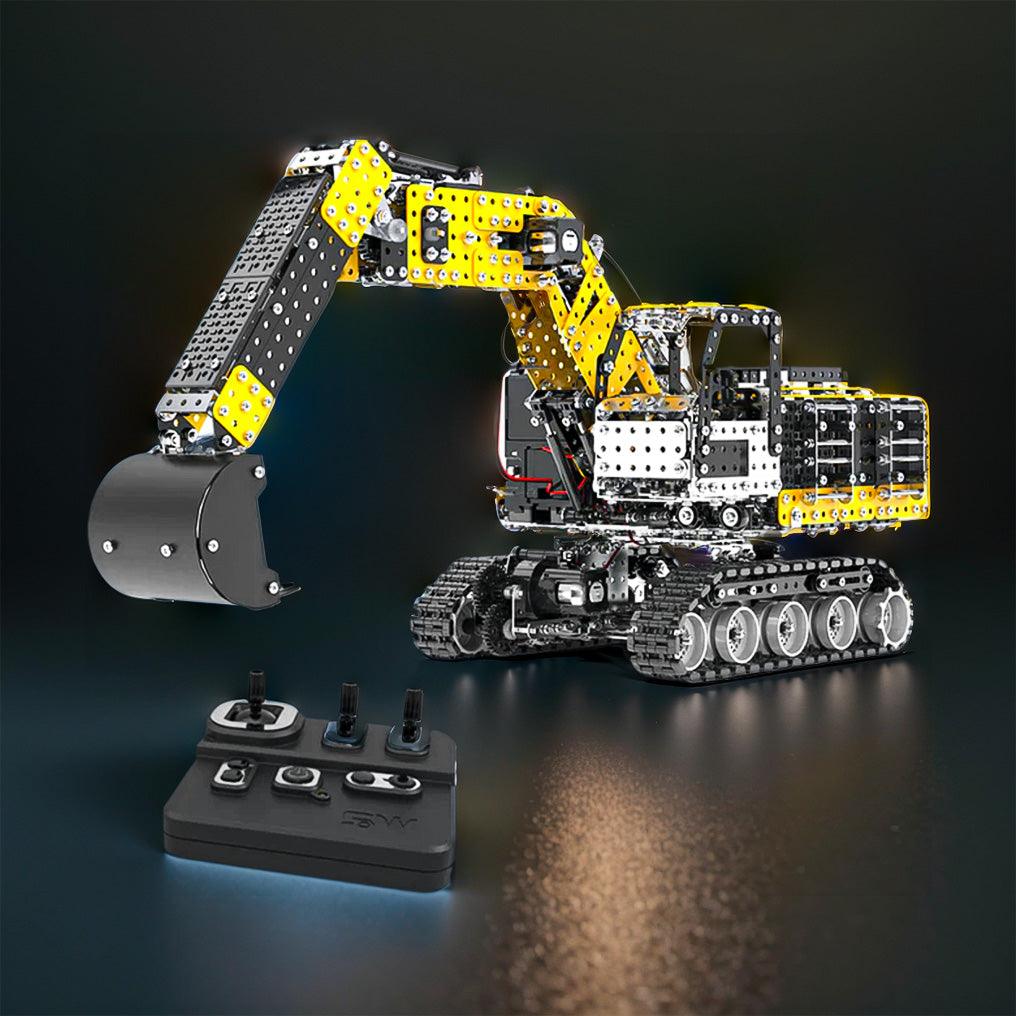 Puzzloria™ | Remote Control Metal Excavator 3D Puzzle - 2544 Precision Parts - Puzzloria