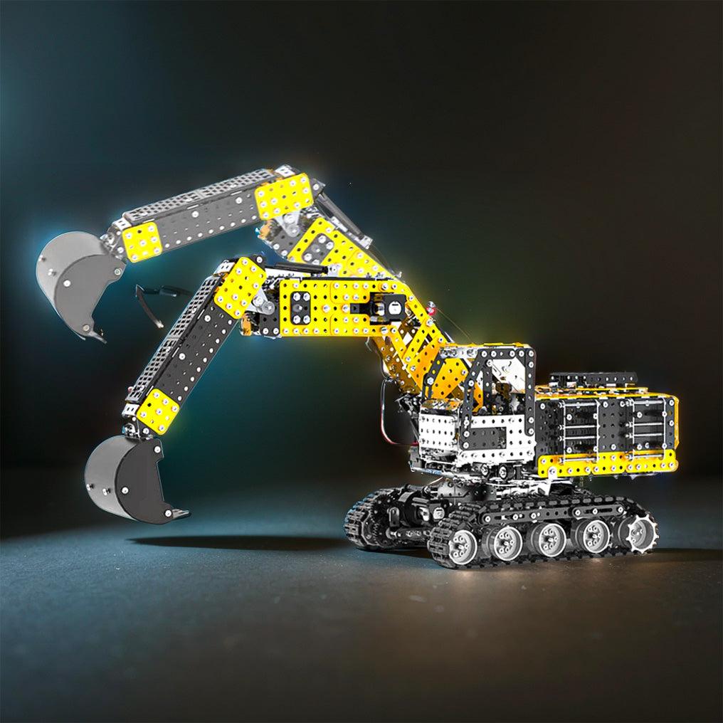 Puzzloria™ | Remote Control Metal Excavator 3D Puzzle - 2544 Precision Parts - Puzzloria