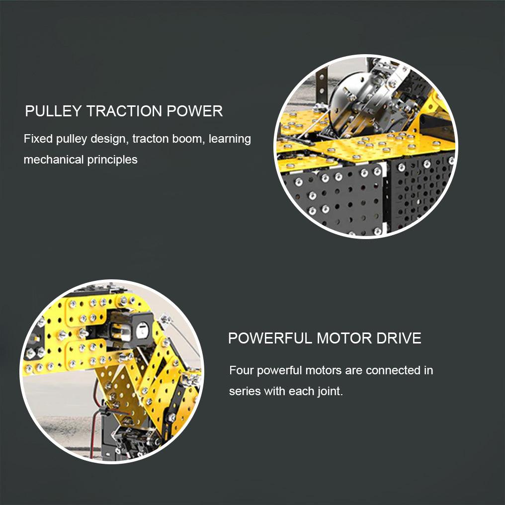 Puzzloria™ | Remote Control Metal Excavator 3D Puzzle - 2544 Precision Parts - Puzzloria