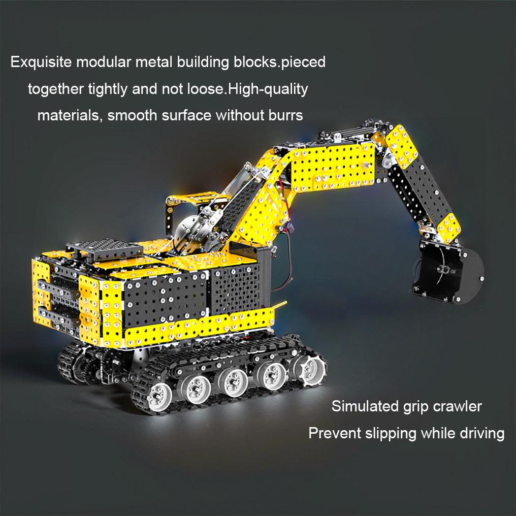 Puzzloria™ | Remote Control Metal Excavator 3D Puzzle - 2544 Precision Parts - Puzzloria