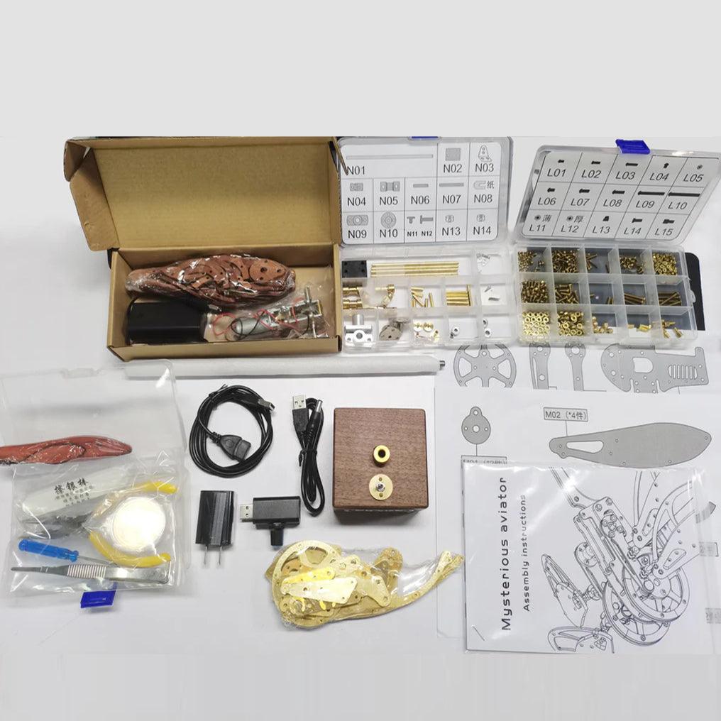 Puzzloria™ | SKYBORNE ENIGMA 3D Mechanical Mystery Aircraft - Puzzloria