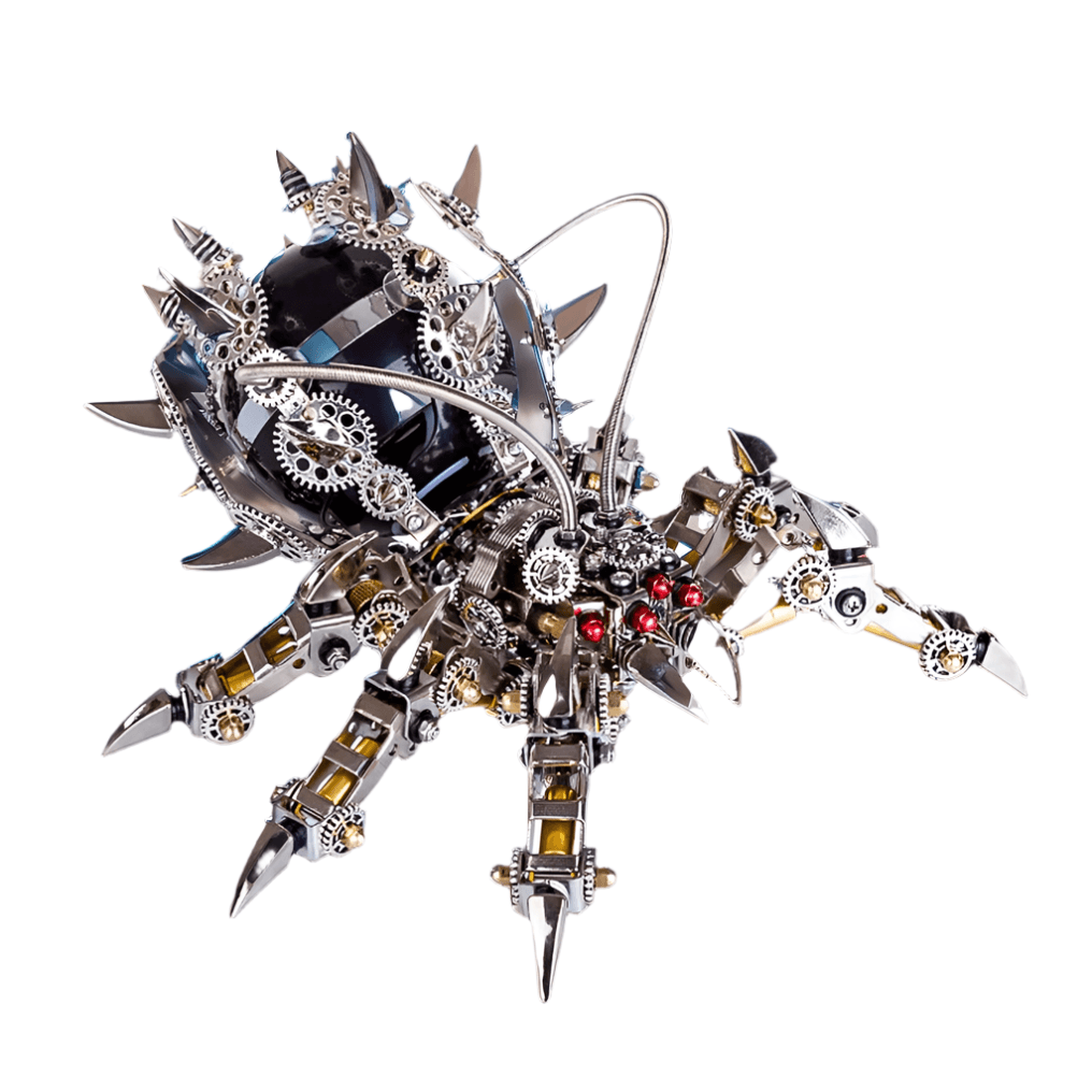 Puzzloria™ | DIY 3D Metal Tarantula with Black Speaker Puzzle Model Kit 1000+PCS - Puzzloria