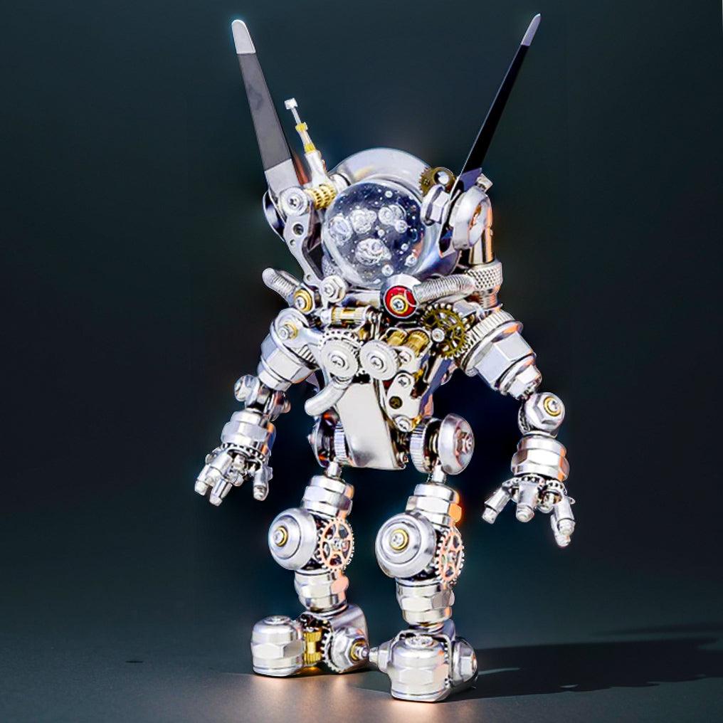 Puzzloria™ | COSMIC GUARDIAN 3D Metal Astronaut Rabbit Model Kit - Puzzloria