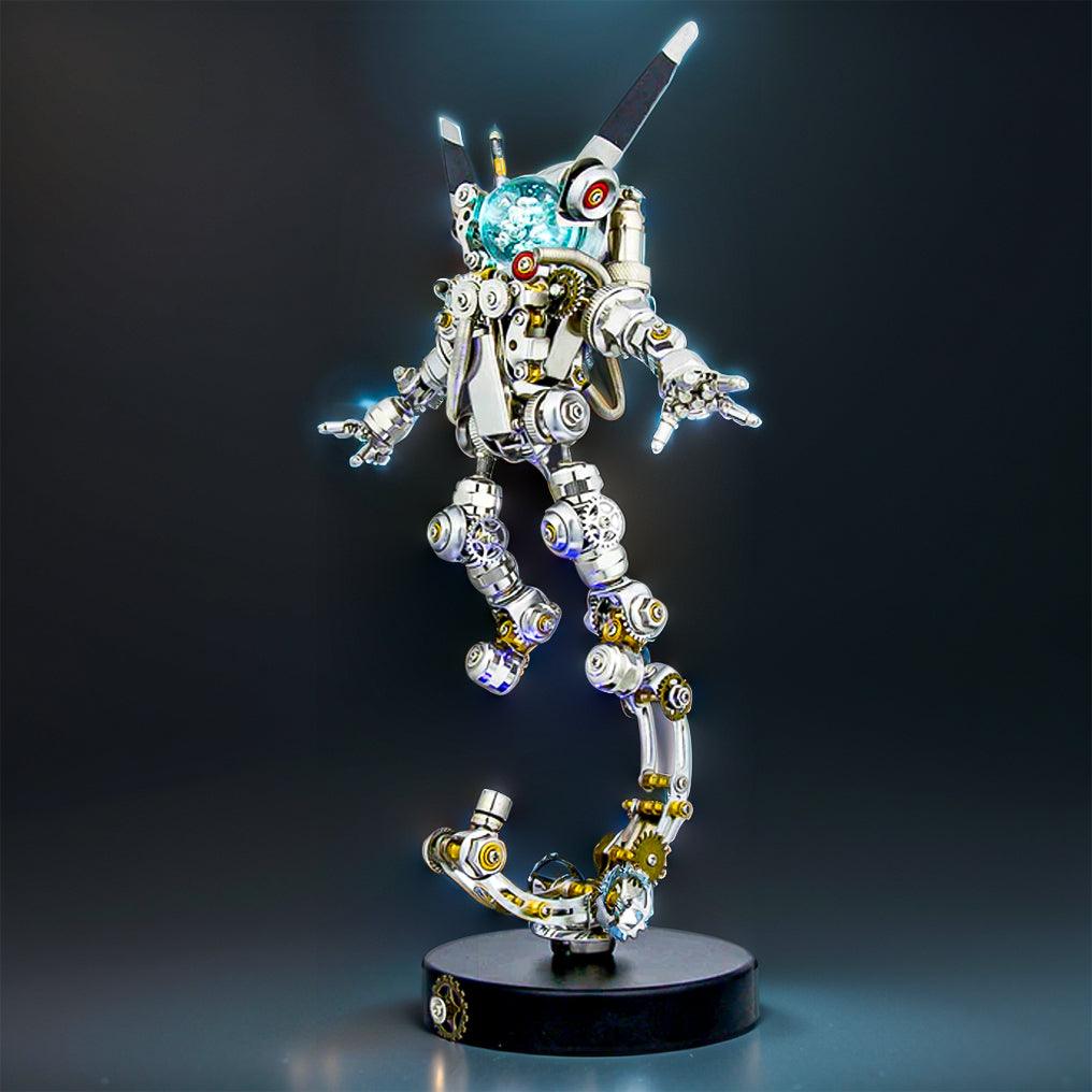 Puzzloria™ | COSMIC GUARDIAN 3D Metal Astronaut Rabbit Model Kit - Puzzloria