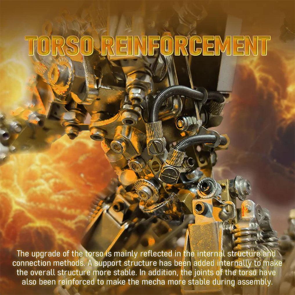 Puzzloria™ | DIY 3D Steampunk Protoss Mecha Metal Model With Lights-1020+PCS - Puzzloria