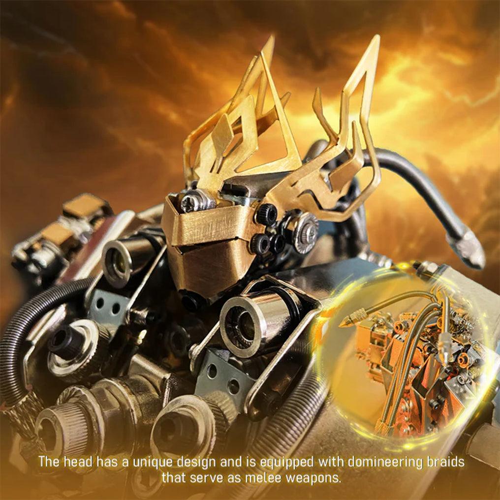 Puzzloria™ | DIY 3D Steampunk Protoss Mecha Metal Model With Lights-1020+PCS - Puzzloria