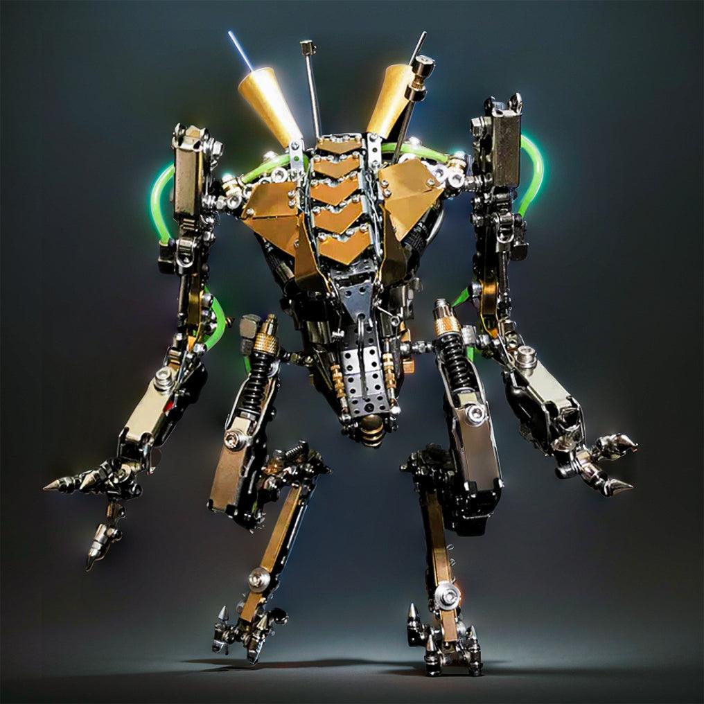 Puzzloria™ | DIY XIA-A Metal Future Mech Model with Articulated Joints & Lights - Puzzloria