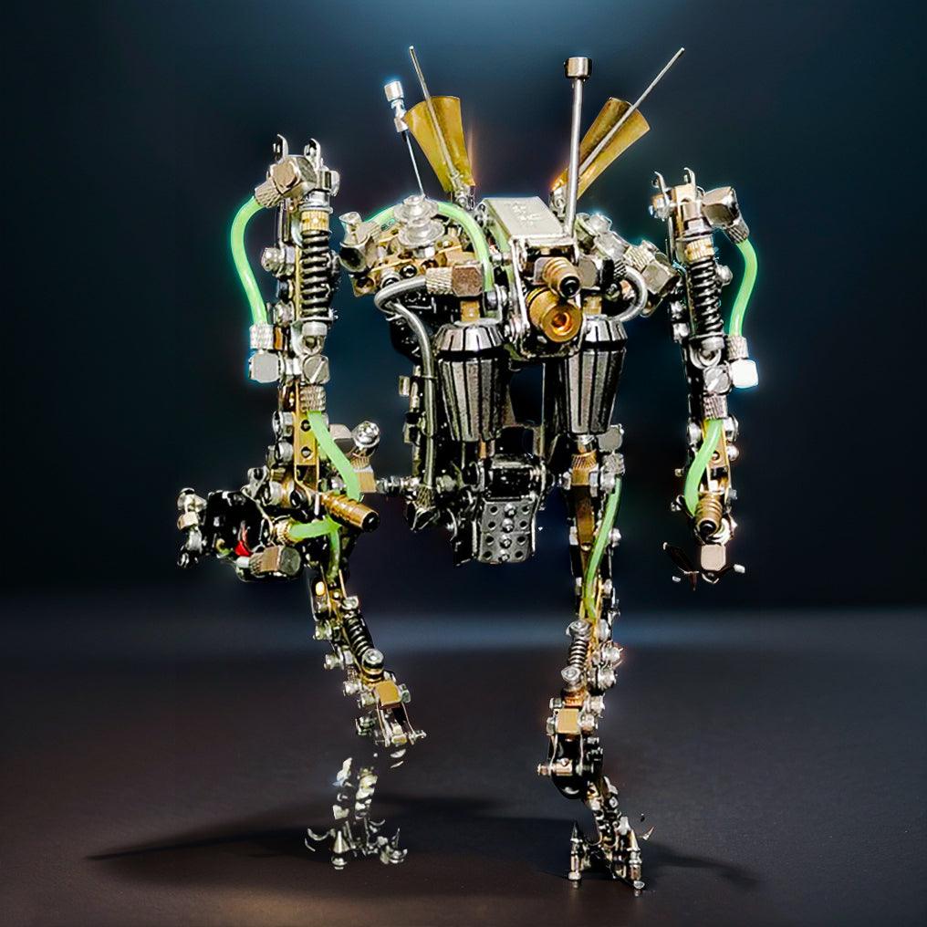Puzzloria™ | DIY XIA-A Metal Future Mech Model with Articulated Joints & Lights - Puzzloria