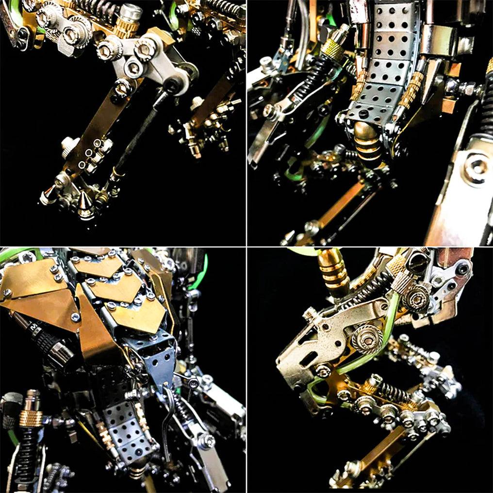 Puzzloria™ | DIY XIA-A Metal Future Mech Model with Articulated Joints & Lights - Puzzloria