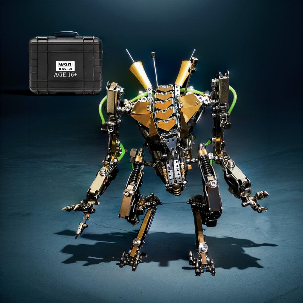 Puzzloria™ | DIY XIA-A Metal Future Mech Model with Articulated Joints & Lights - Puzzloria