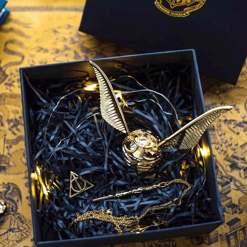 Puzzloria | Golden Snitch Ring Box Harry Potter