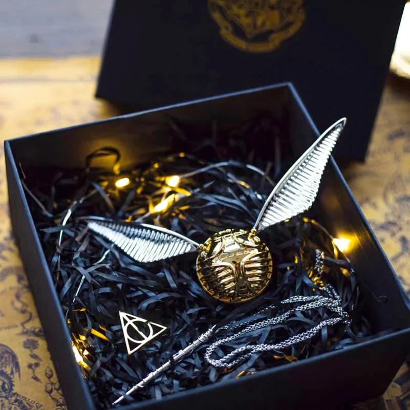 Puzzloria | Golden Snitch Ring Box Harry Potter
