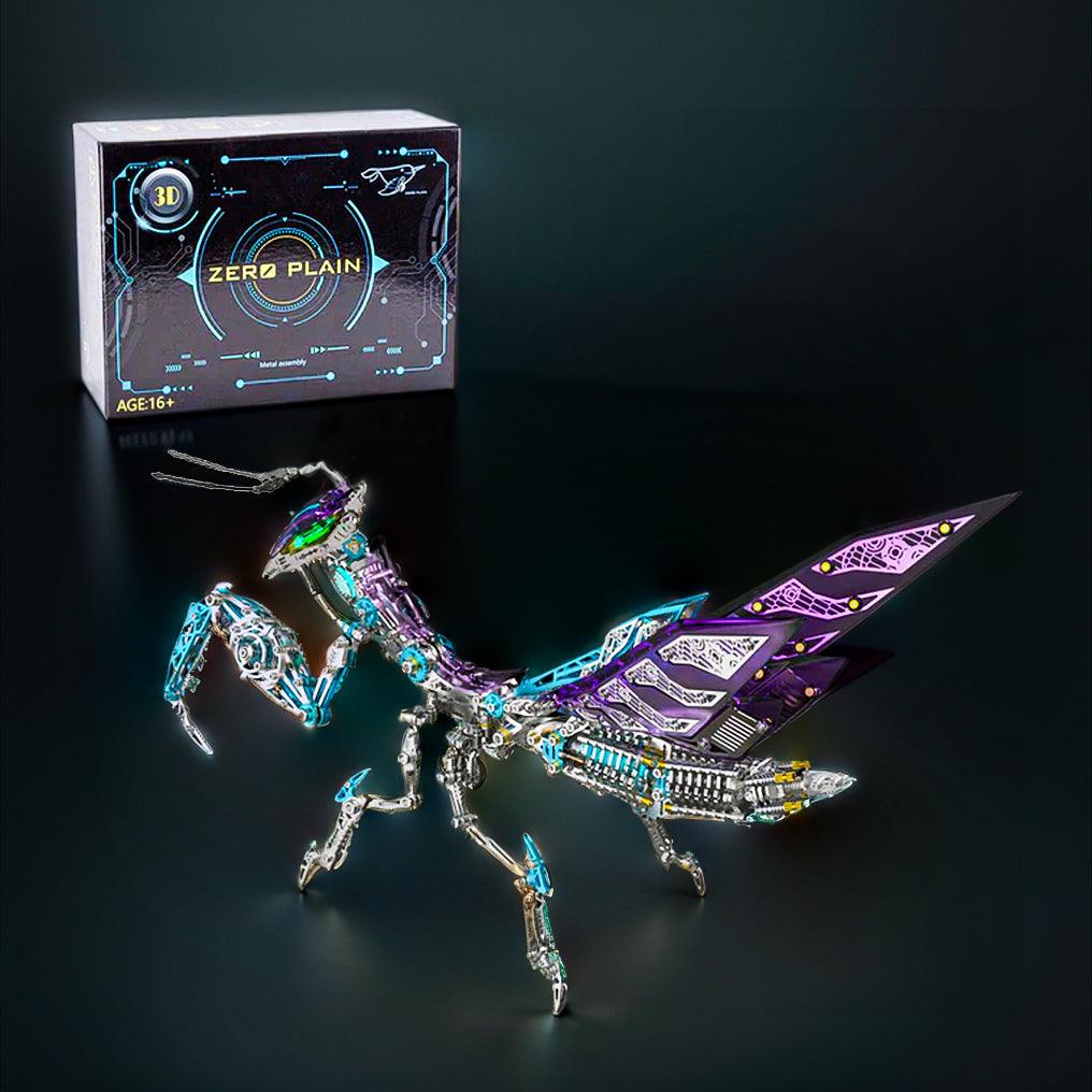 Puzzloria™ | Luminous Mantis 3D Metal Mechanical Assembly Kits - Puzzloria