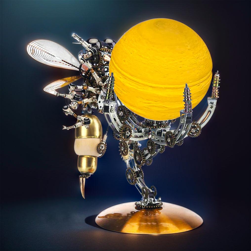 Puzzloria™ | Luminous Steampunk Wasp Mechanical Model Kit - Puzzloria