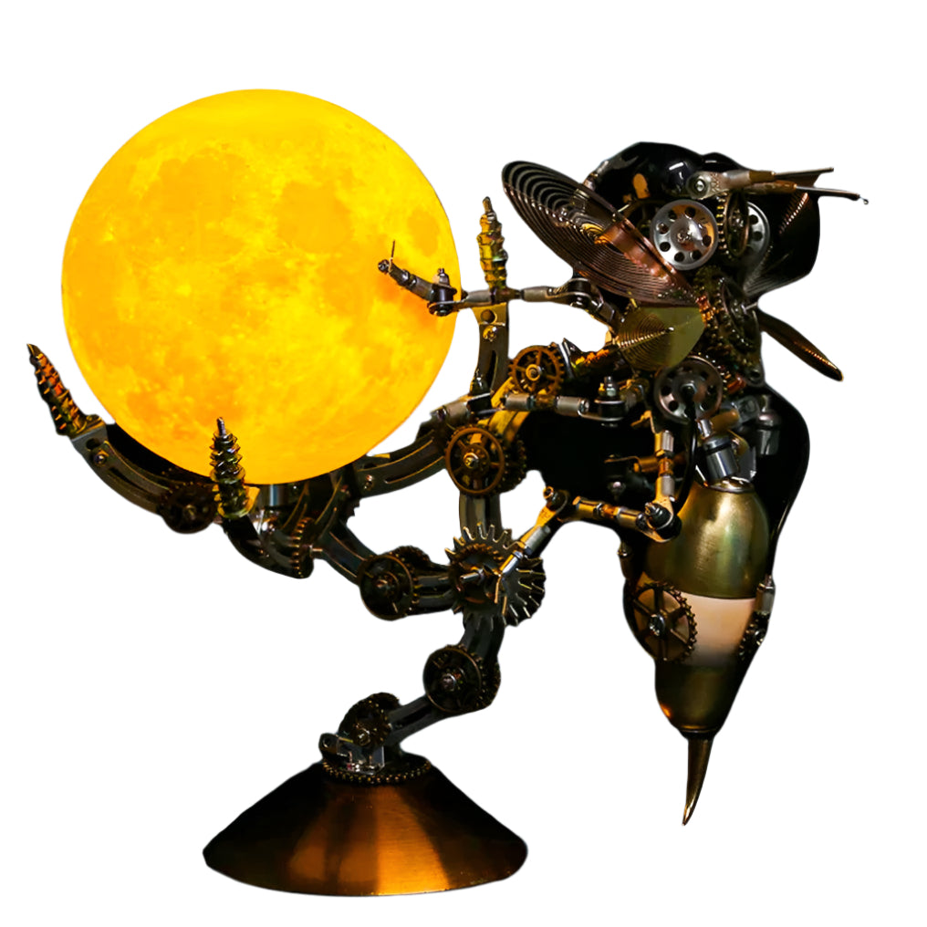 Puzzloria™ | Luminous Steampunk Wasp Mechanical Model Kit - Puzzloria