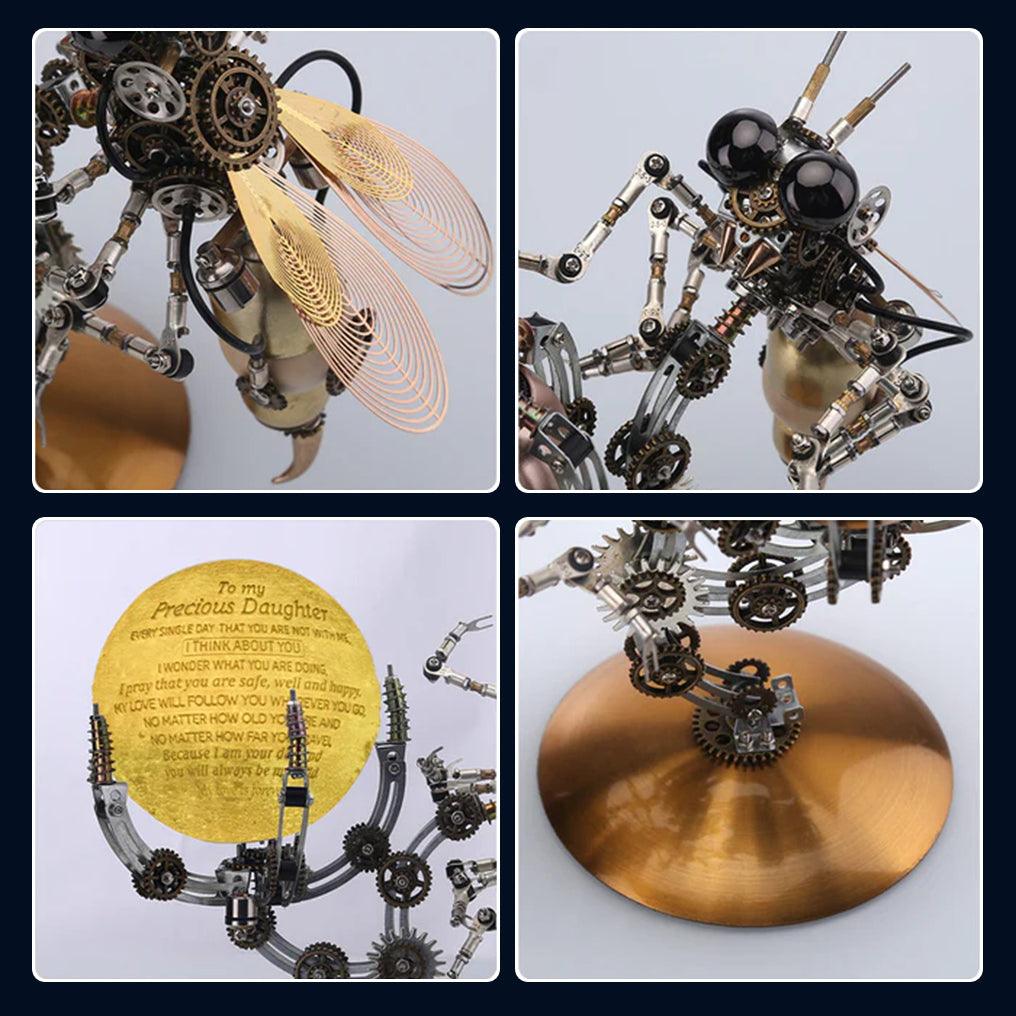 Puzzloria™ | Luminous Steampunk Wasp Mechanical Model Kit - Puzzloria