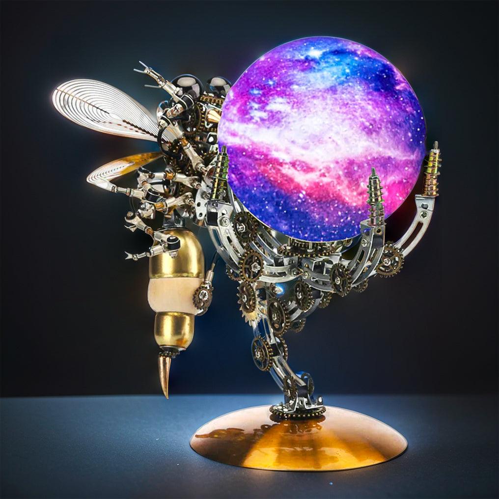 Puzzloria™ | Luminous Steampunk Wasp Mechanical Model Kit - Puzzloria