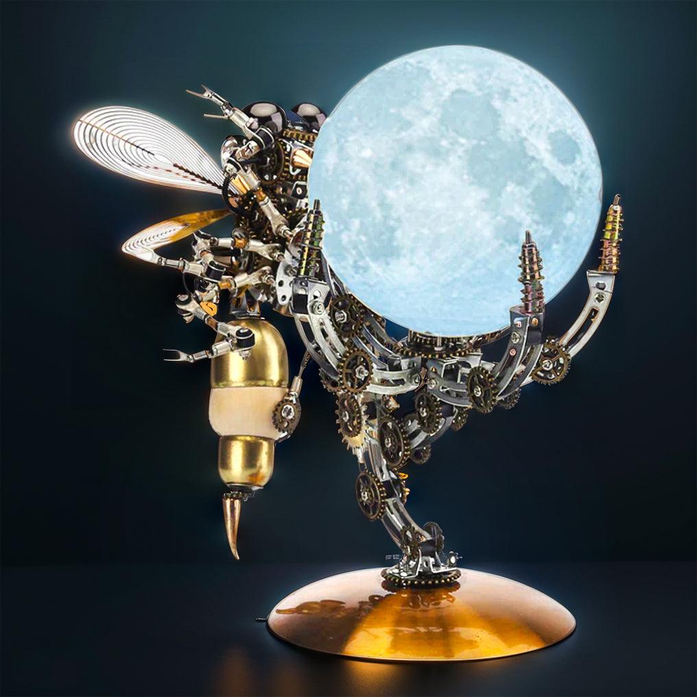 Puzzloria™ | Luminous Steampunk Wasp Mechanical Model Kit - Puzzloria