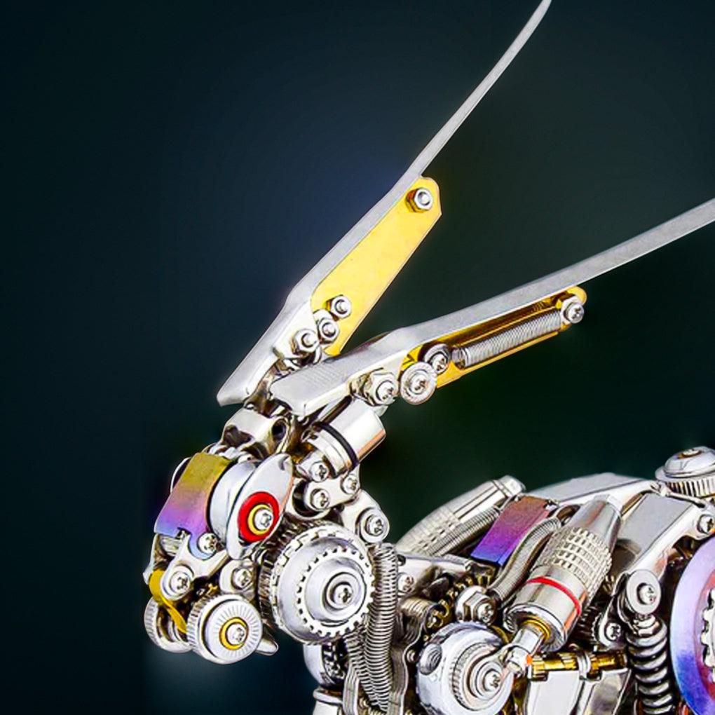 Puzzloria™ | GEARSPRING REBEL 3D Metal Punk Mechanical Rabbit Model Kit - Puzzloria