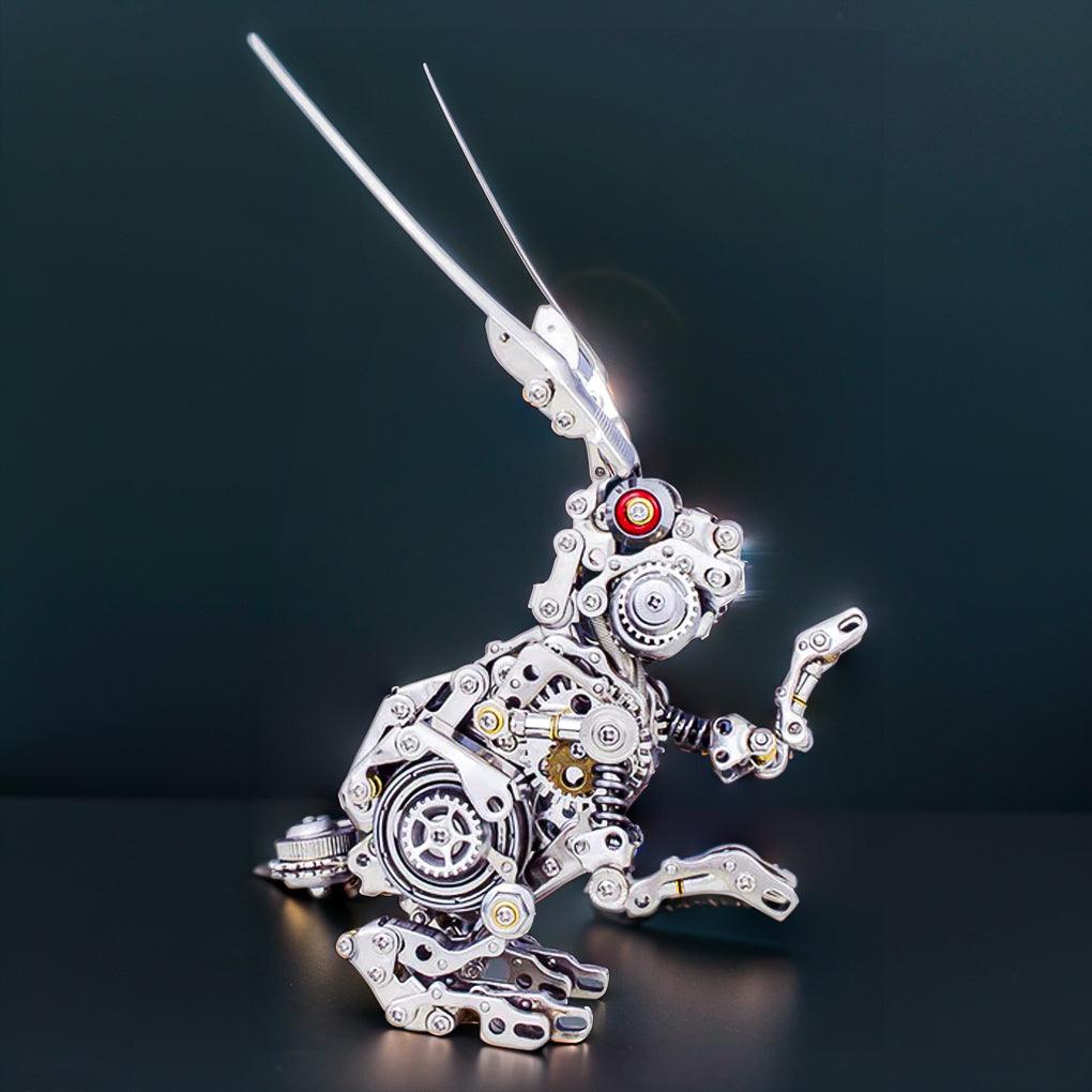 Puzzloria™ | GEARSPRING REBEL 3D Metal Punk Mechanical Rabbit Model Kit - Puzzloria
