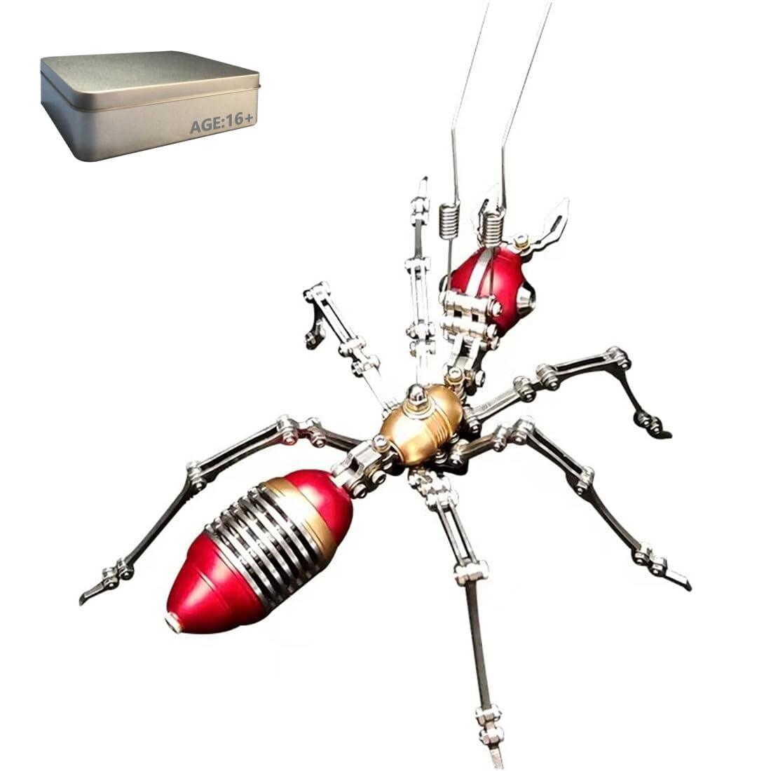 Puzzloria™ | Mechanical Marvel Ant 3D Metal Puzzle Assembly Model Diy Kit - Puzzloria