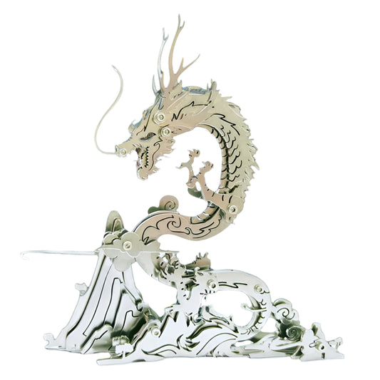 Puzzloria™ | Dragon on the Mountain Mythical Creature Model Kit - Puzzloria