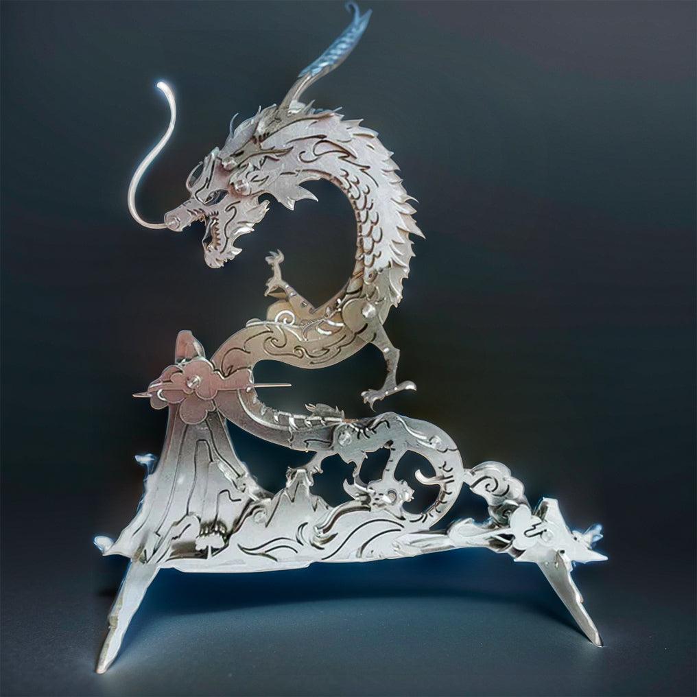 Puzzloria™ | Dragon on the Mountain Mythical Creature Model Kit - Puzzloria