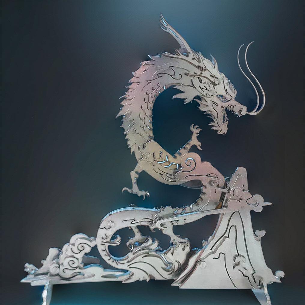 Puzzloria™ | Dragon on the Mountain Mythical Creature Model Kit - Puzzloria
